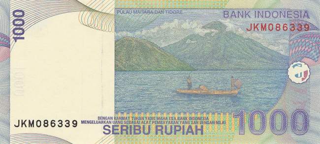 Indonesien 1000 Rupiah 2001 p141b